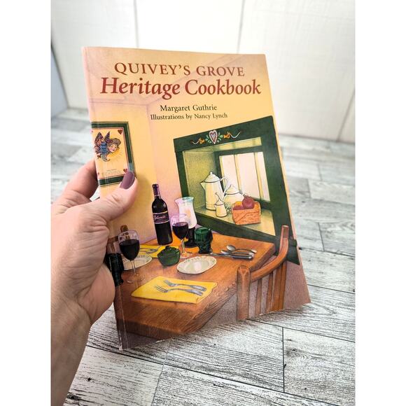 Quiveys Grove Heritage Cookbook Margaret Guthrie 1994 1st Edition 1st Print USED - Picture 1 of 16